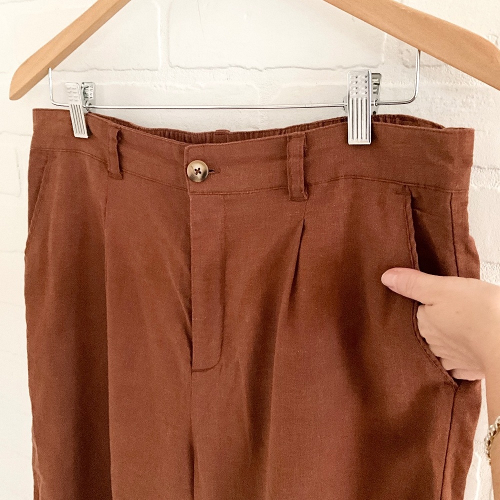 Linen Blend Max Cocos Culotte - Picture 8 of 16